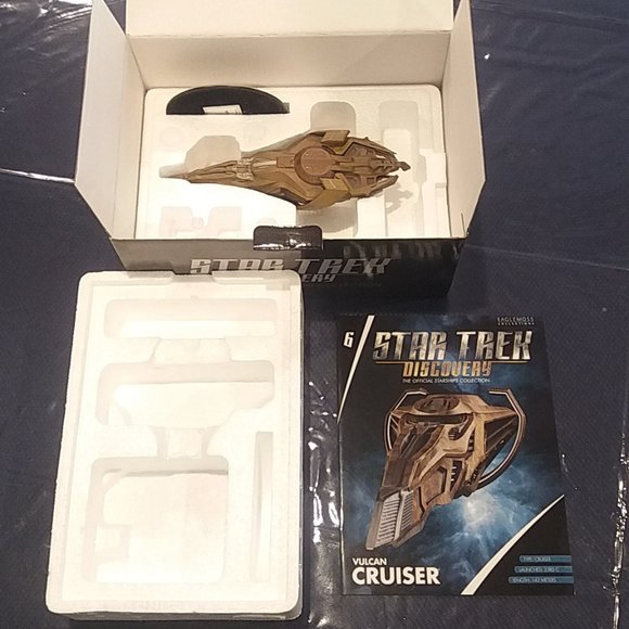 Eaglemoss Star Trek Discovery Starship Model Ship #6 - Vulcan Cruiser - Picture 2 of 2